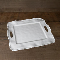Beatriz Ball VIDA Alegria Rectangular Tray with Handles - White