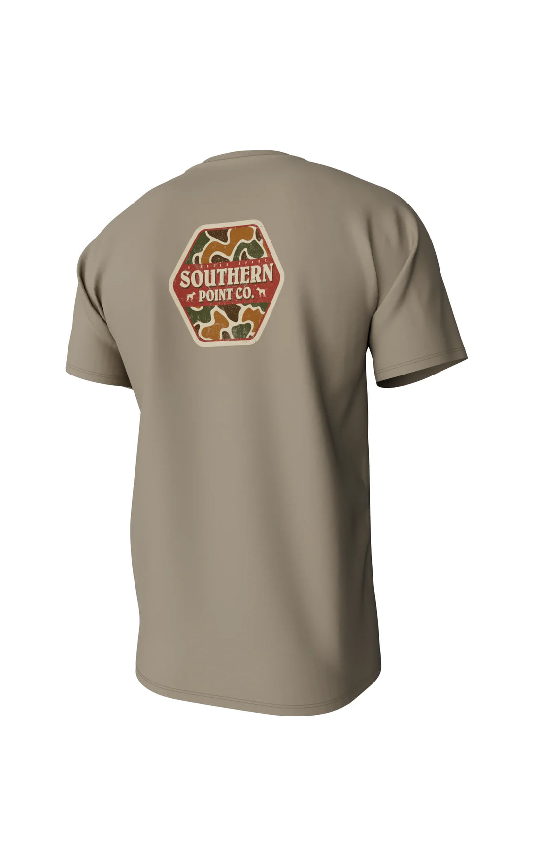 Southern Point Co. Youth Camo Logo Short Sleeve Pocket Tee