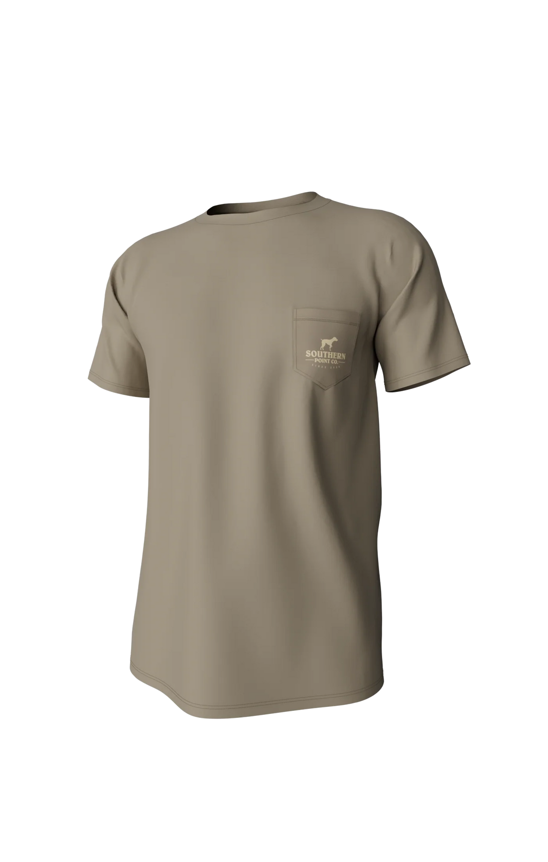Southern Point Co. Youth Camo Logo Short Sleeve Pocket Tee
