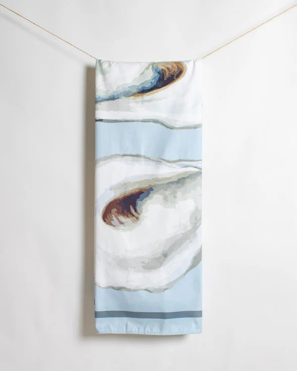 Oyster Bay Giant Beach Towel Light Blue