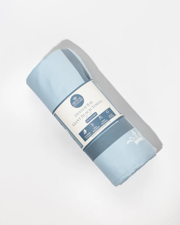 Oyster Bay Giant Beach Towel Light Blue