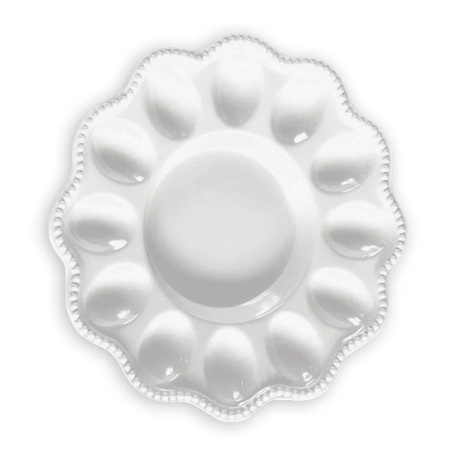 Beatriz Ball VIDA Alegria Deviled Egg Platter - White