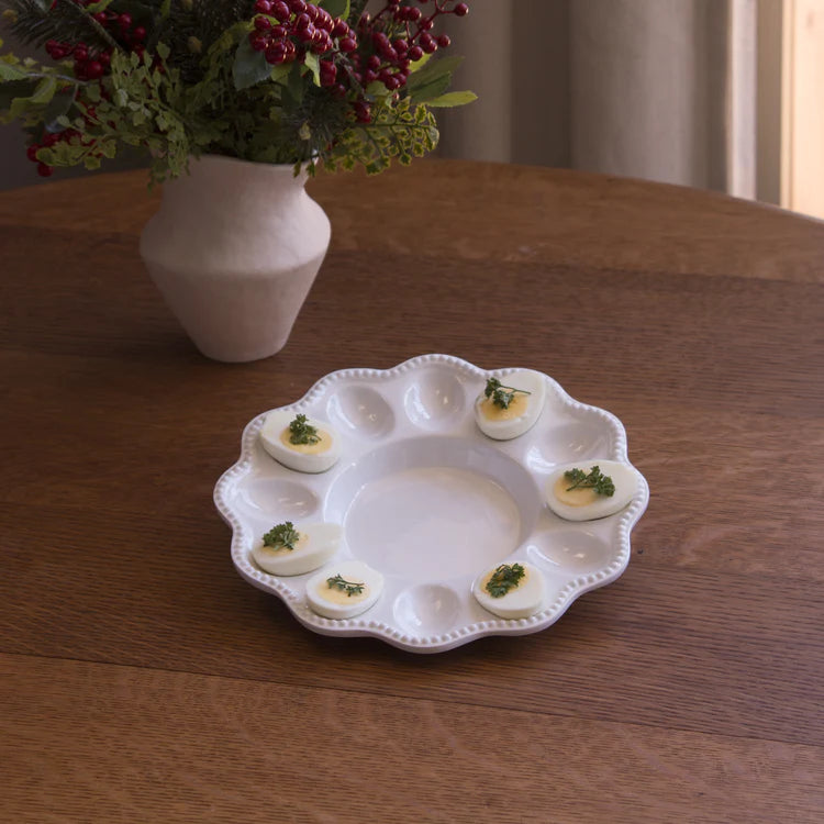 Beatriz Ball VIDA Alegria Deviled Egg Platter - White