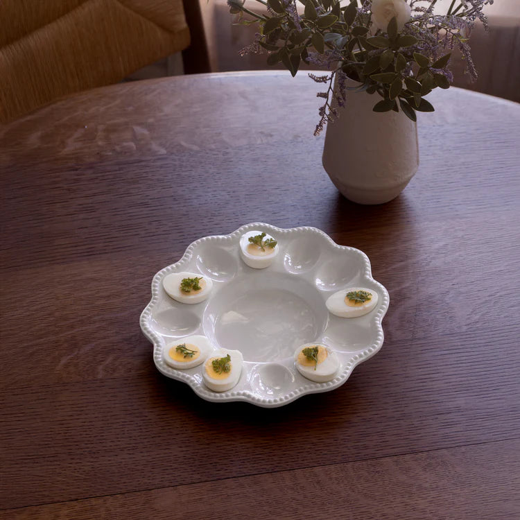 Beatriz Ball VIDA Alegria Deviled Egg Platter - White