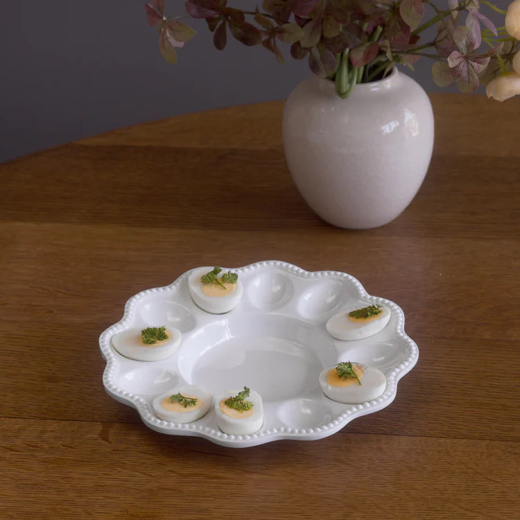 Beatriz Ball VIDA Alegria Deviled Egg Platter - White