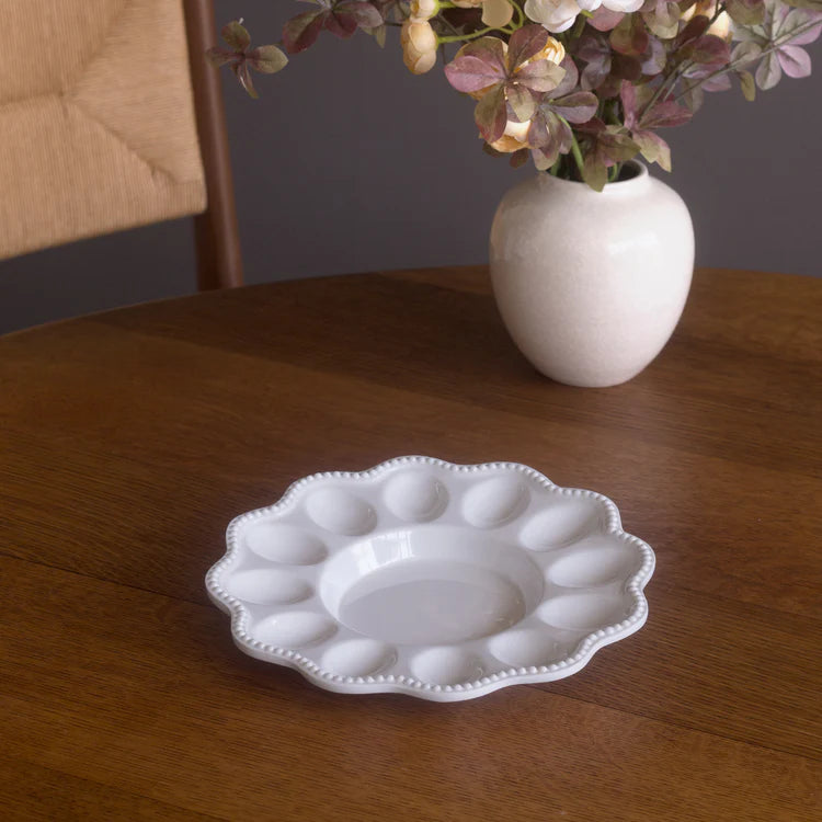 Beatriz Ball VIDA Alegria Deviled Egg Platter - White