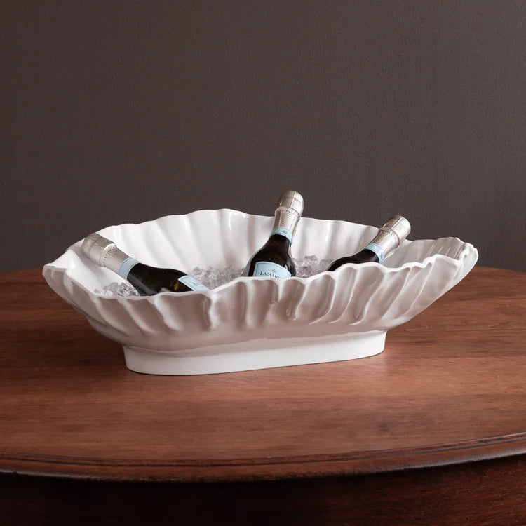 Beatriz Ball VIDA Bloom Large Oval Bowl - White
