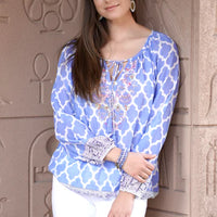 Dolma Isadora Blouse Blue