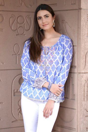 Dolma Isadora Blouse Blue