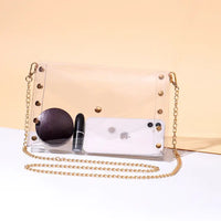 Selena Clear Game Day Bag with Gold