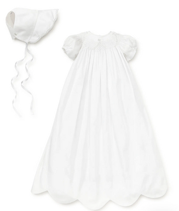 Kissy Kissy Caroline Short Sleeve Gown & Hat Set