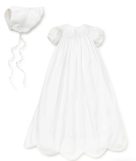 Kissy Kissy Caroline Short Sleeve Gown & Hat Set