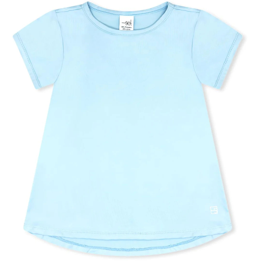 Set Fashion Bridget Basic Tee-Cotton Candy Blue