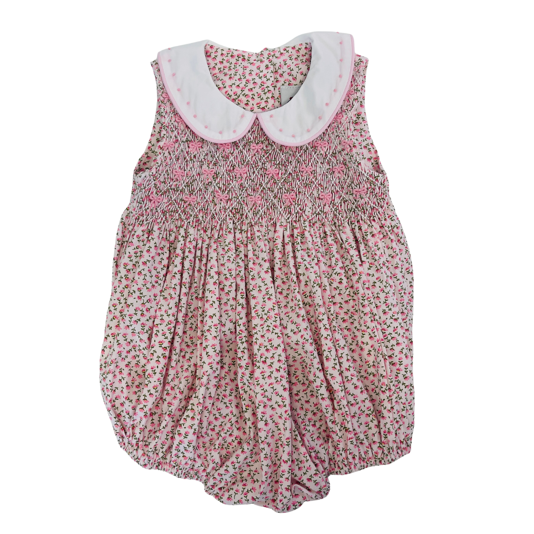 Delaney Ditzy Floral Boy Smocked Bubble