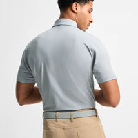 GenTeal Charcoal Club Pinstripe Performance Polo