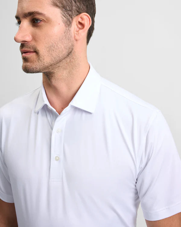 GenTeal Solid Performance Polo - White