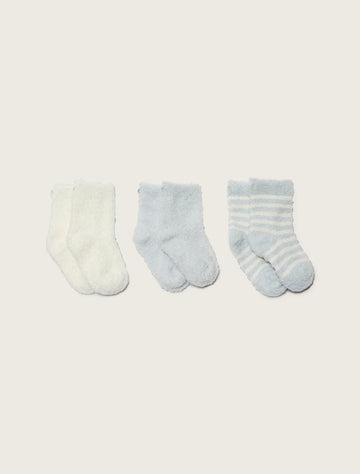 Barefoot Dreams Cozy Chic Infant Socks Pack of 3