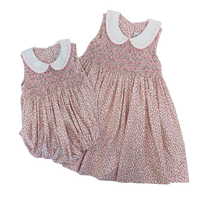 Delaney Ditzy Floral Bow Smocked Dress