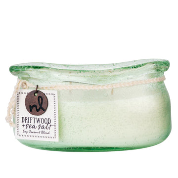 Northern Lights Windward-Driftwood & Sea Salt Boat Candle