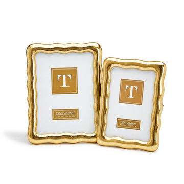 Two's Co Vintage Gold Ore Photo Frame