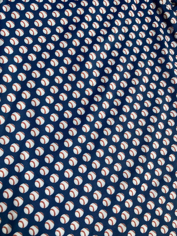 Youth Navy Baseball Polo