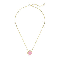 Lily Nily Pink Clover Necklace