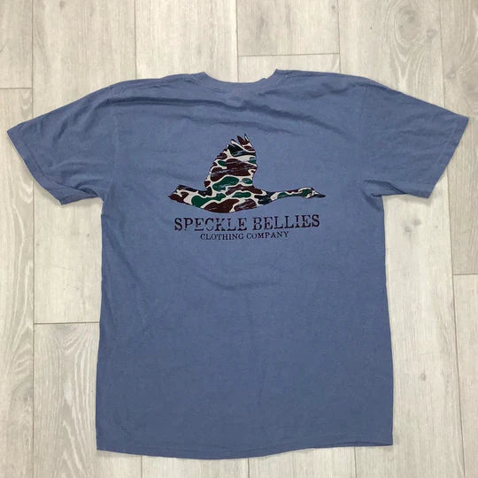 Speckle Bellies Duck Camo Goose Pocket Tee