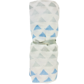 Aden + Anasis Bamboo Swaddle Single- Blue Moon