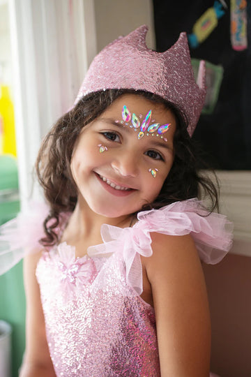 Great Pretenders Precious Pink Sequin Crown