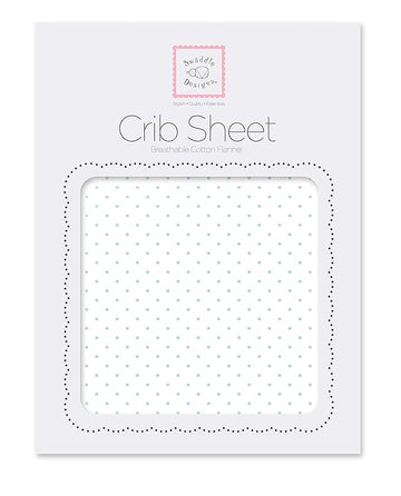 Swaddle Designs Crib Sheet Blue