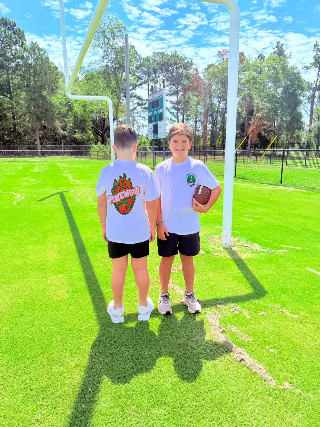 PCA Flaming Football Drifit Shirt