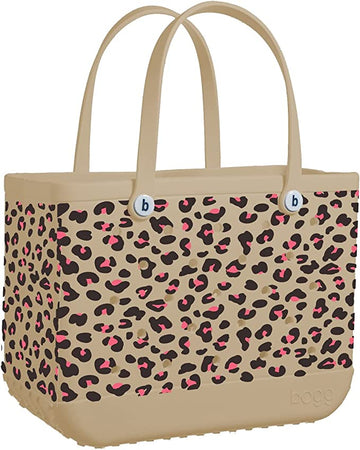 Leopard Print Pink Bogg Bag