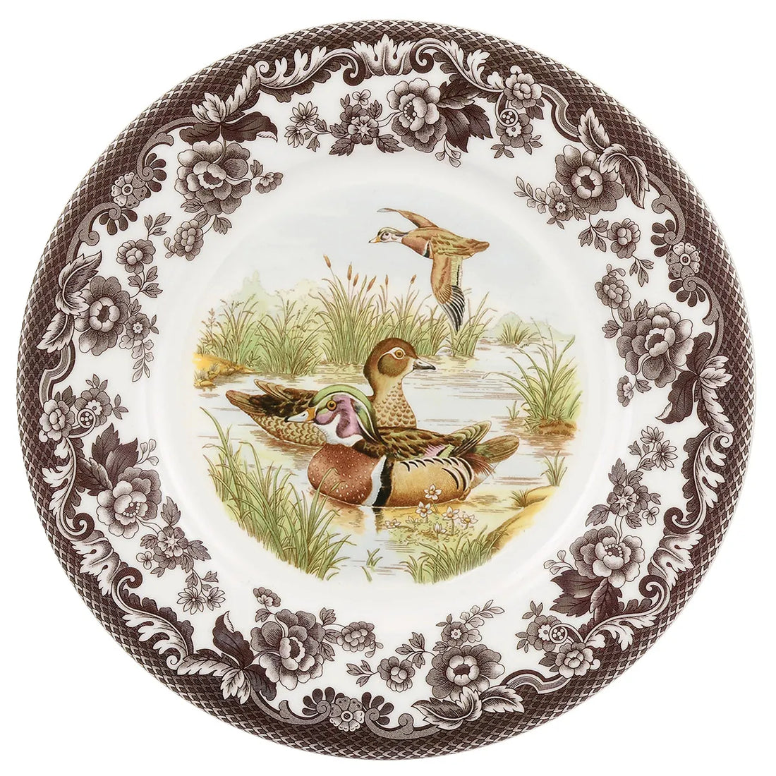 Spode Woodland Dinner Plate 10.5" - Wood Duck