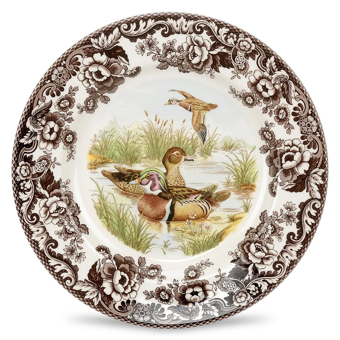 Spode Woodland Salad Plate 8" - Wood Duck