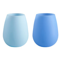 Porter Green Silicone Stemless Wine Glasses - Sky + Kingfisher