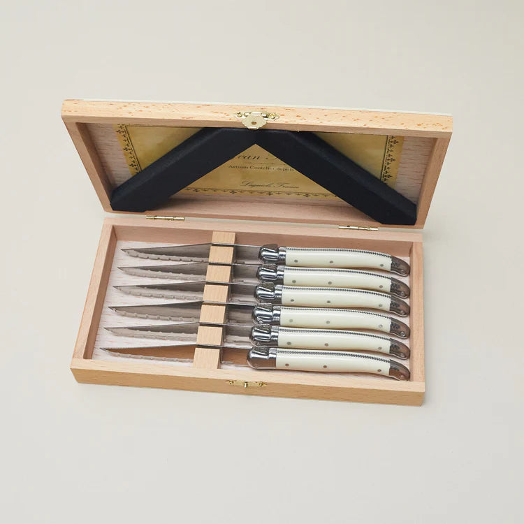 Laguiole 6 Piece Steak Knife Set