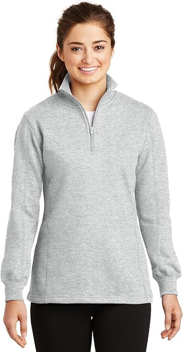 Sport Tek 1/4 Zip Pullover- Athletic Heather