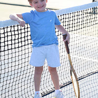 Beaufort Bonnet Prepletic Carter Crewneck - Sunrise Blvd (Heathered)/Worth Ave White