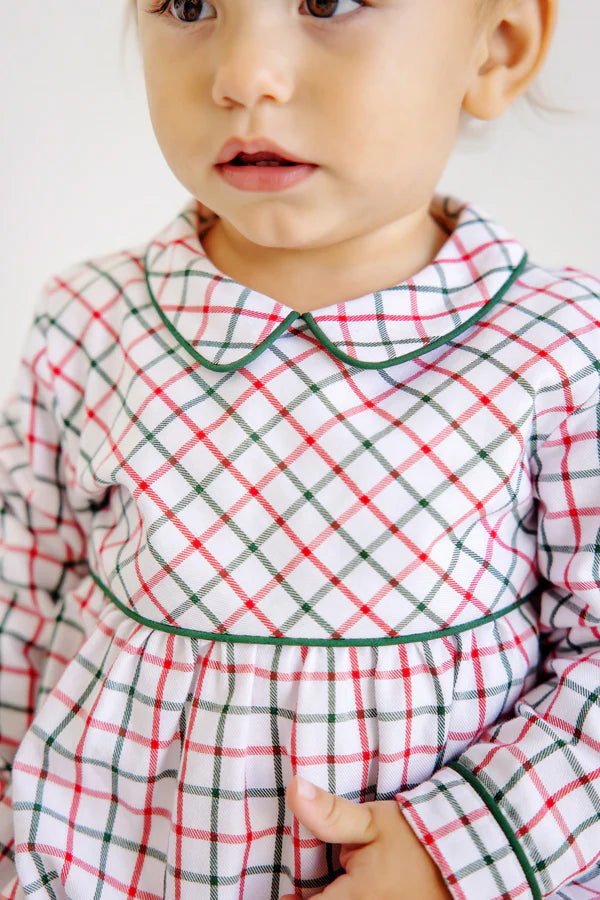 Beaufort Bonnet Long Sleeve Bradford Bubble - Old Town Tattersall/Grier Green