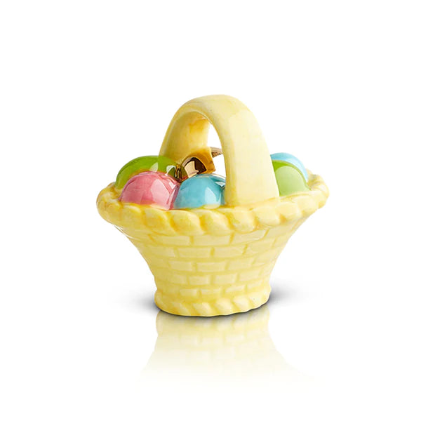 Nora Fleming Basket of Eggs Mini