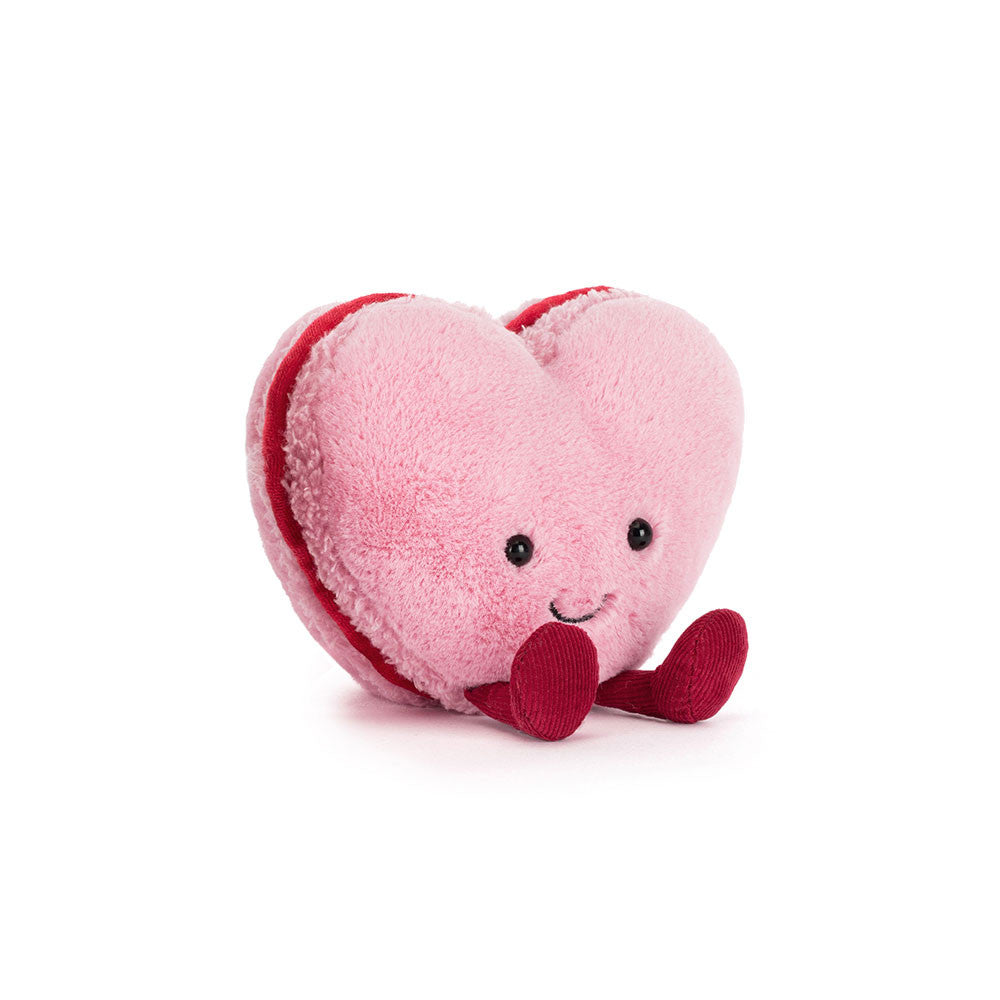 Jellycat Amuseables Colette Heart Pink Macaron