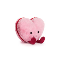 Jellycat Amuseables Colette Heart Pink Macaron