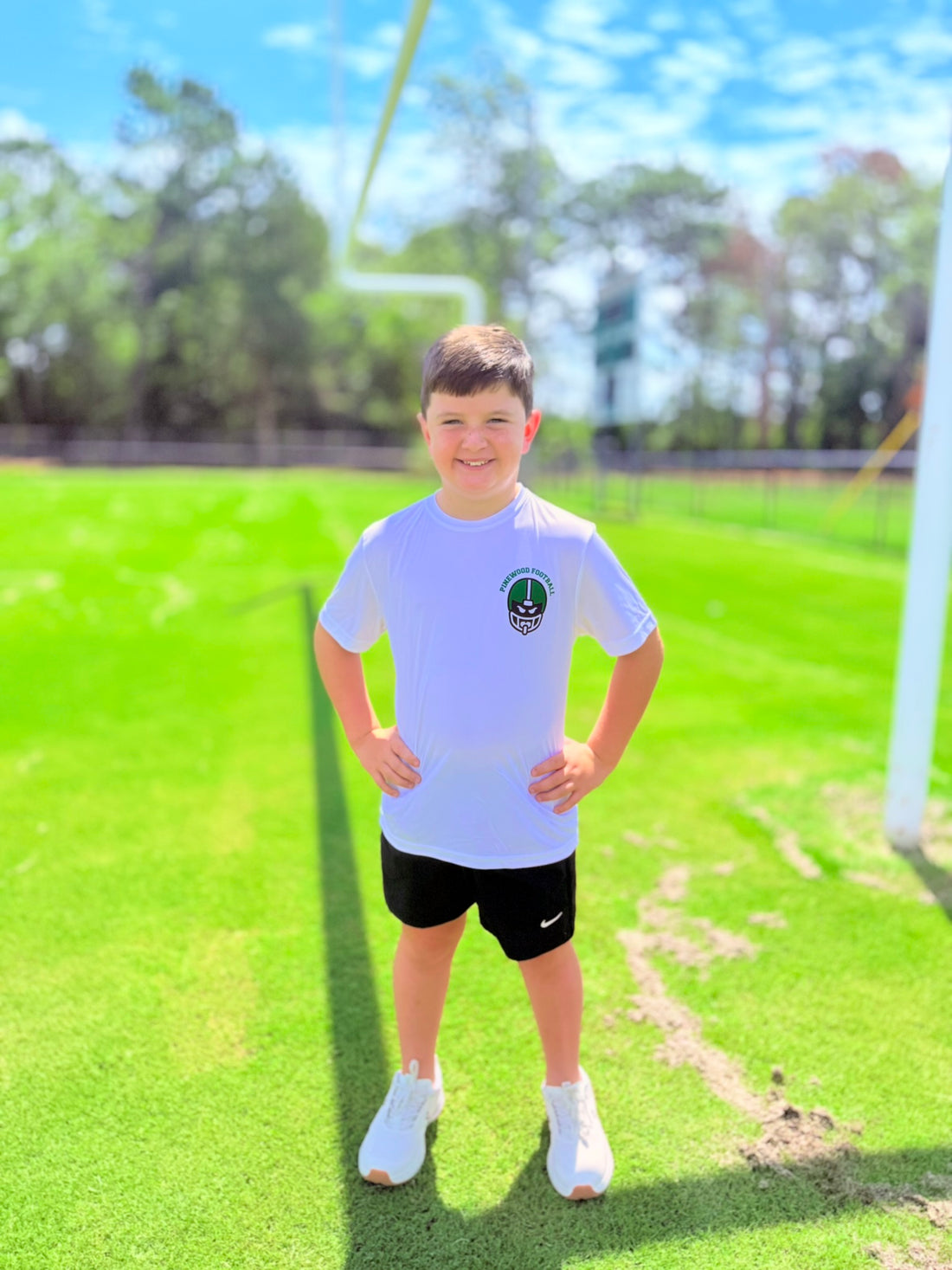 PCA Flaming Football Drifit Shirt