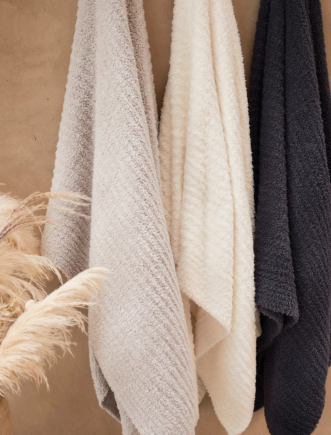 BareFoot Dreams CozyChic Ribbed Throw - White