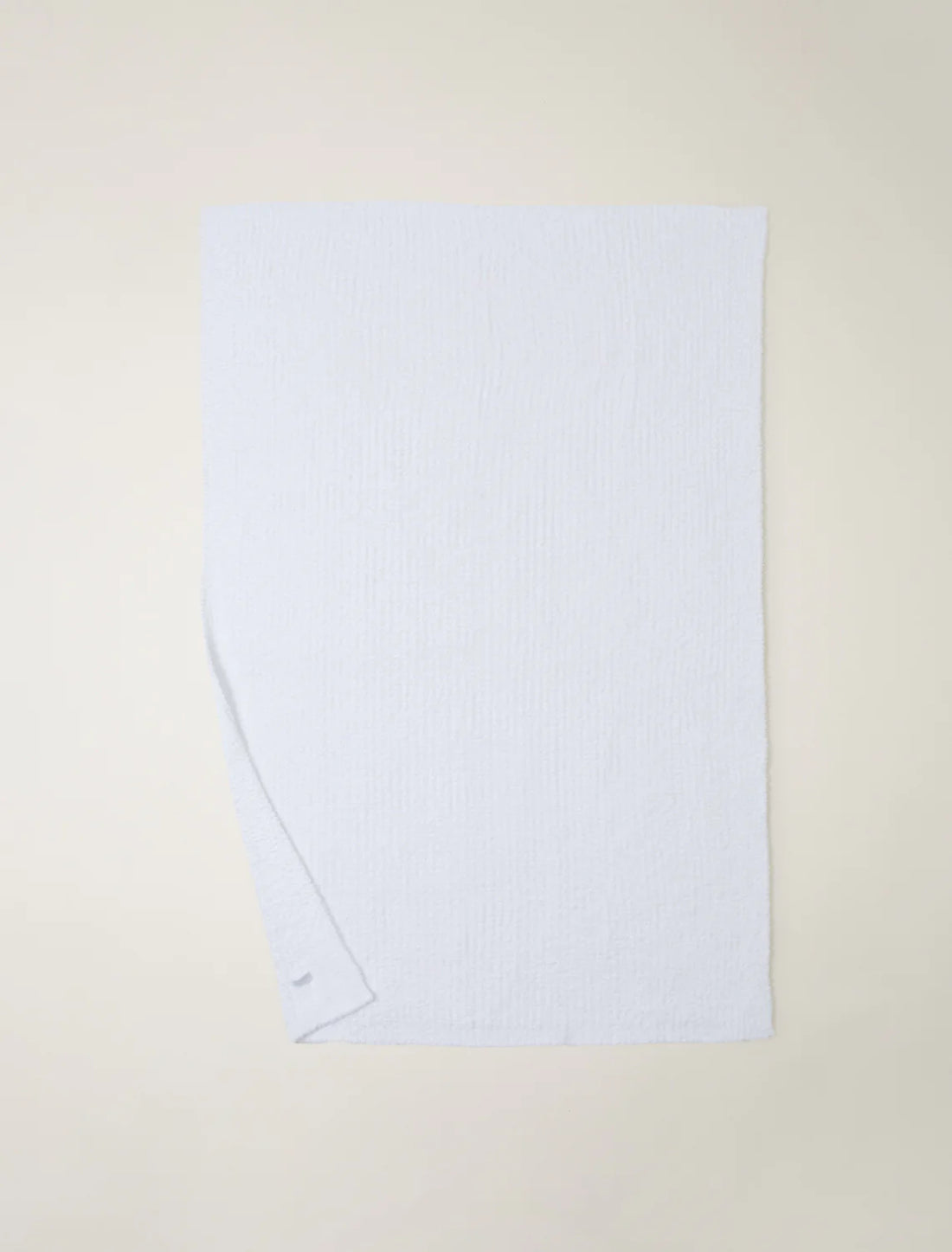 BareFoot Dreams CozyChic Ribbed Throw - White