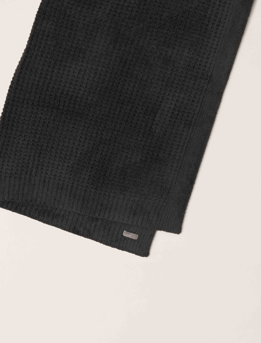 Barefoot Dreams CozyChic Waffle Throw - Carbon