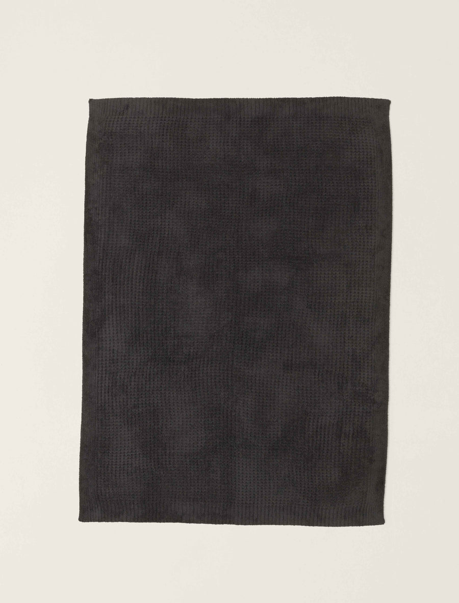 Barefoot Dreams CozyChic Waffle Throw - Carbon