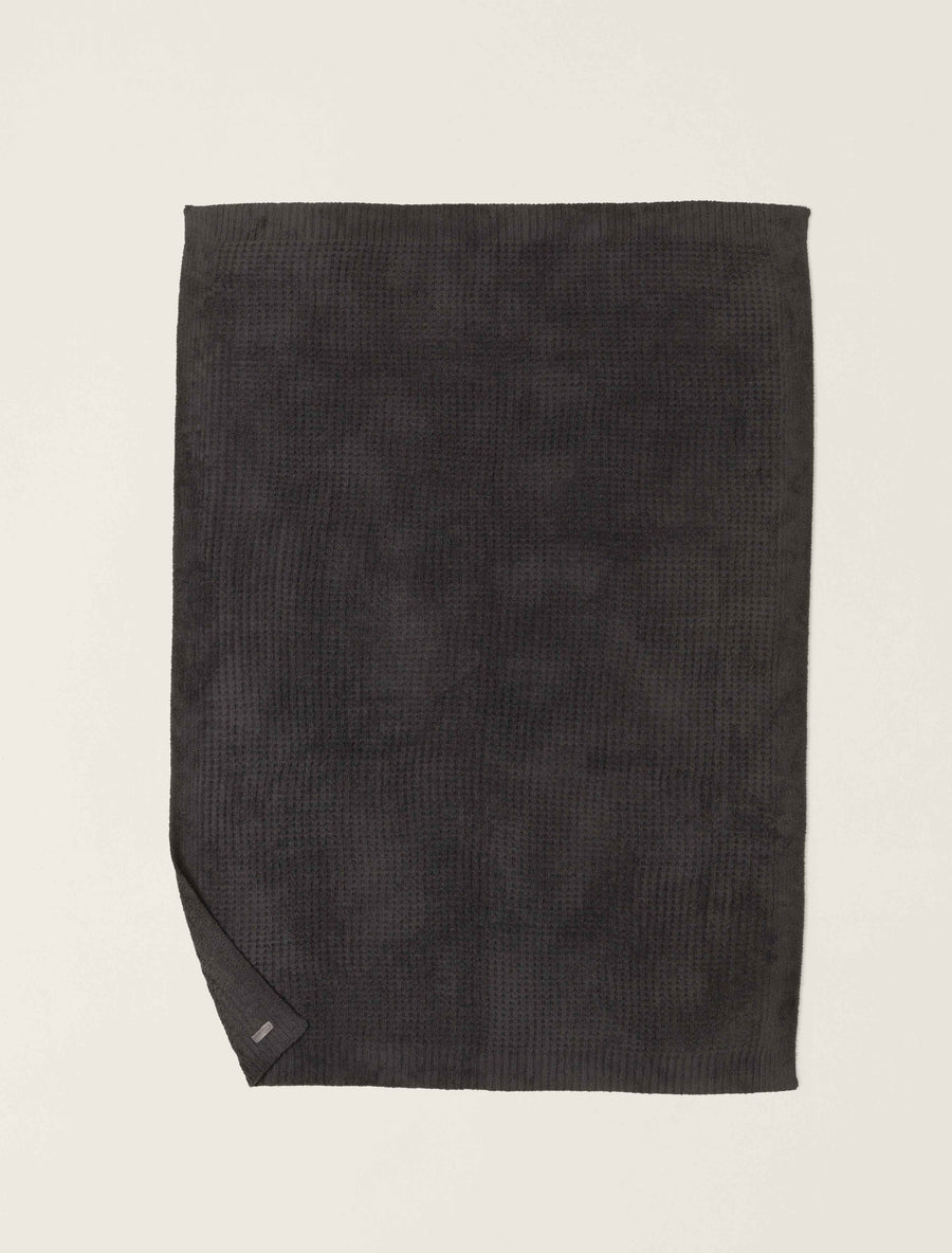 Barefoot Dreams CozyChic Waffle Throw - Carbon