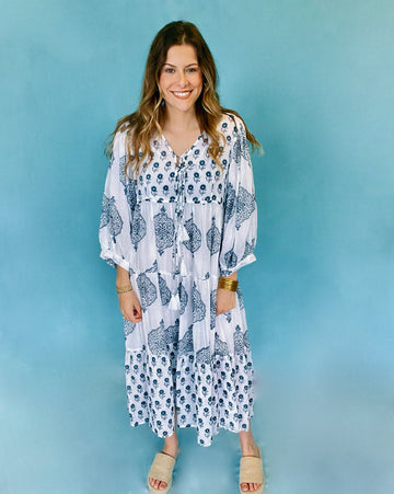 Dolma Cotton Midi Dress