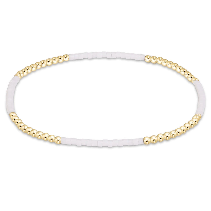 Enewton Gameday Hope Blissful Bracelet- White